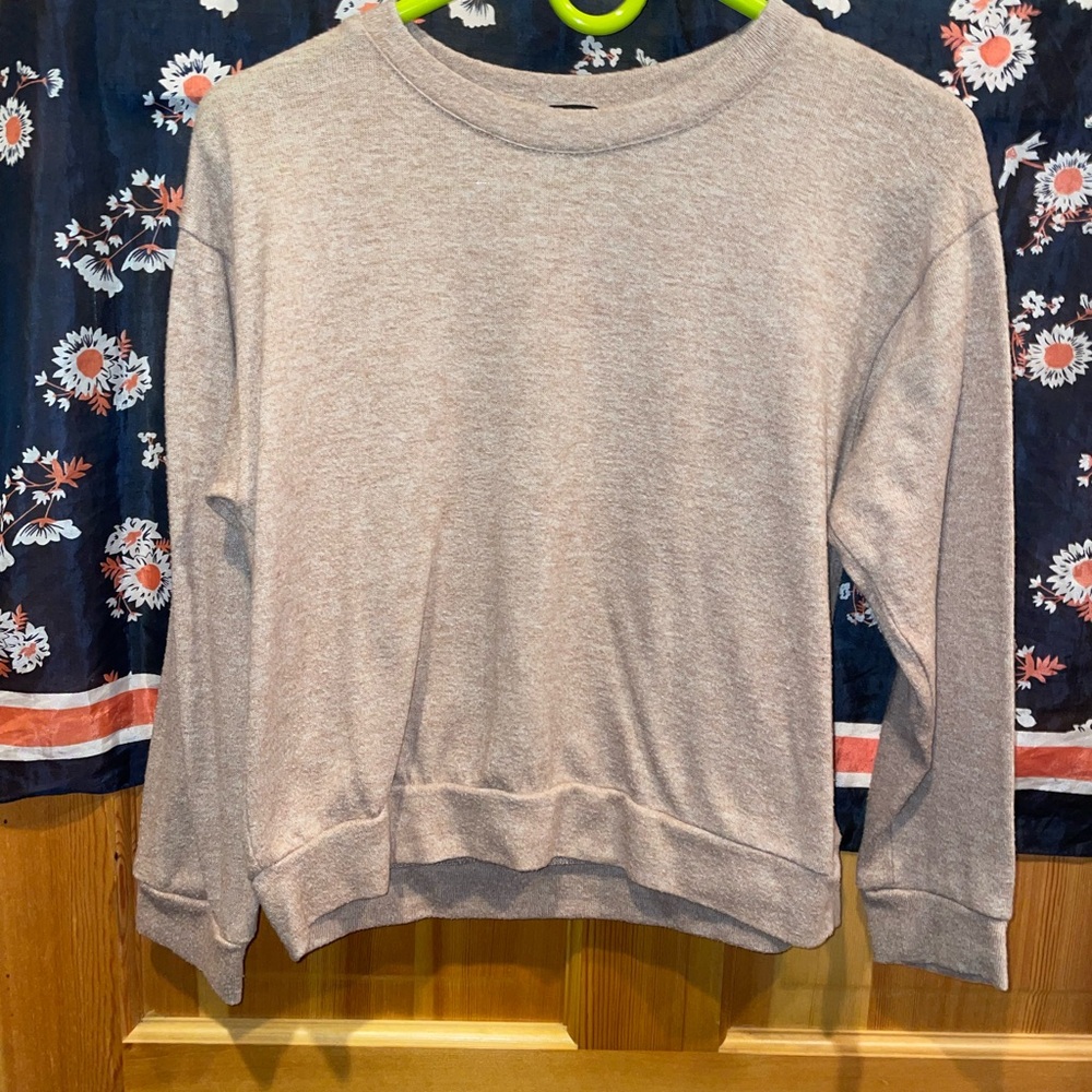 Forever 21 Light Brown Long Sleeve Top